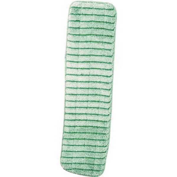 18 in. Green Scrubbing Microfiber Flat Mop Pad, 3PK